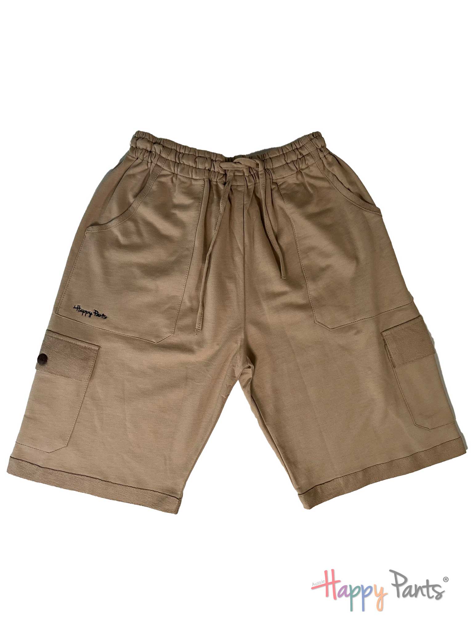 Khaki Long Shorts