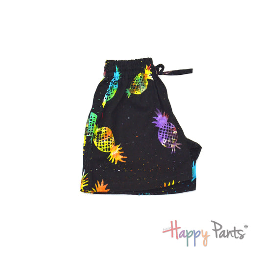 Multicolour Pineapples Shorts for Girls