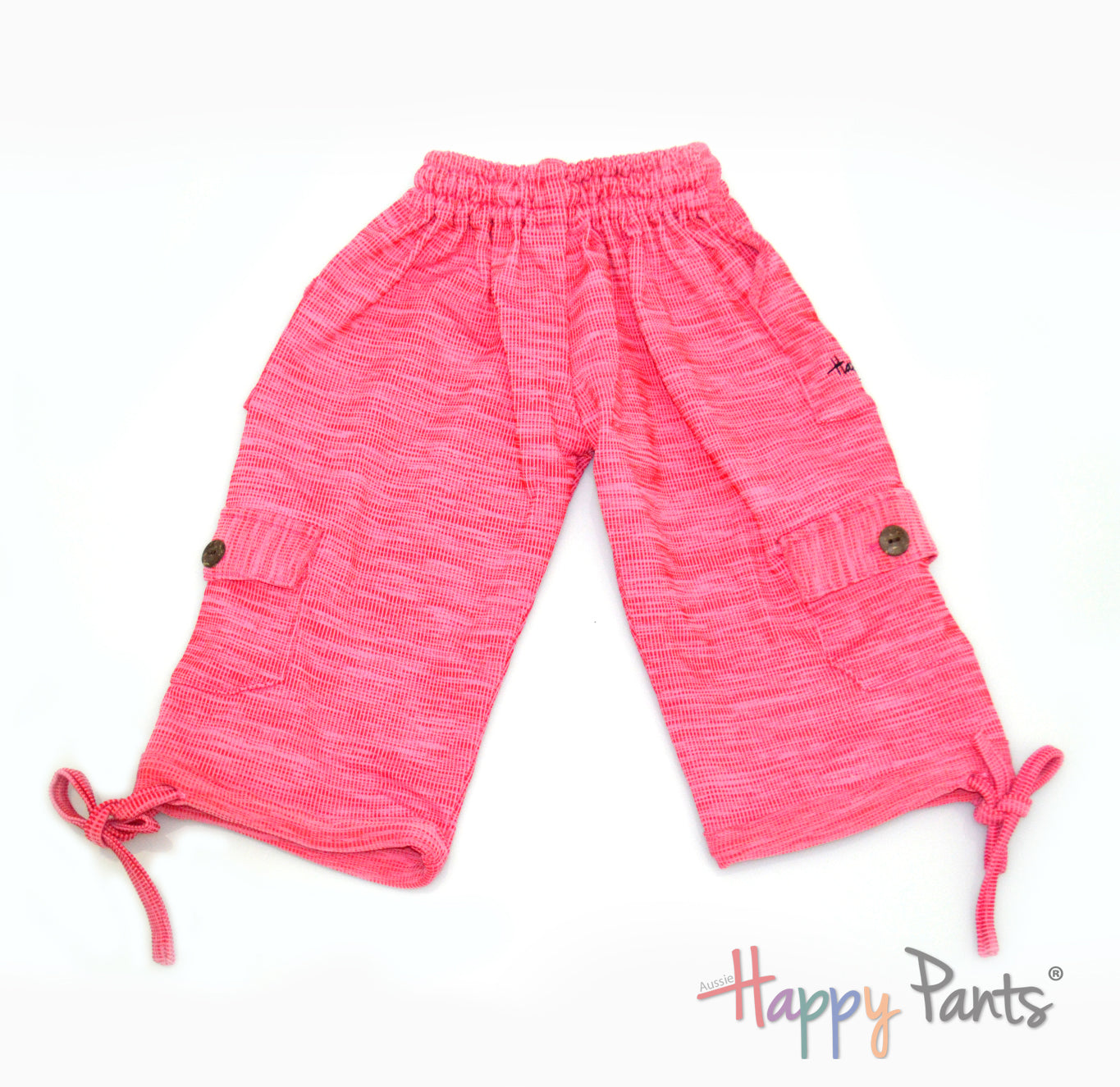 Watermelon Delight Pink Kids Boardshorts 3/4 Shorts
