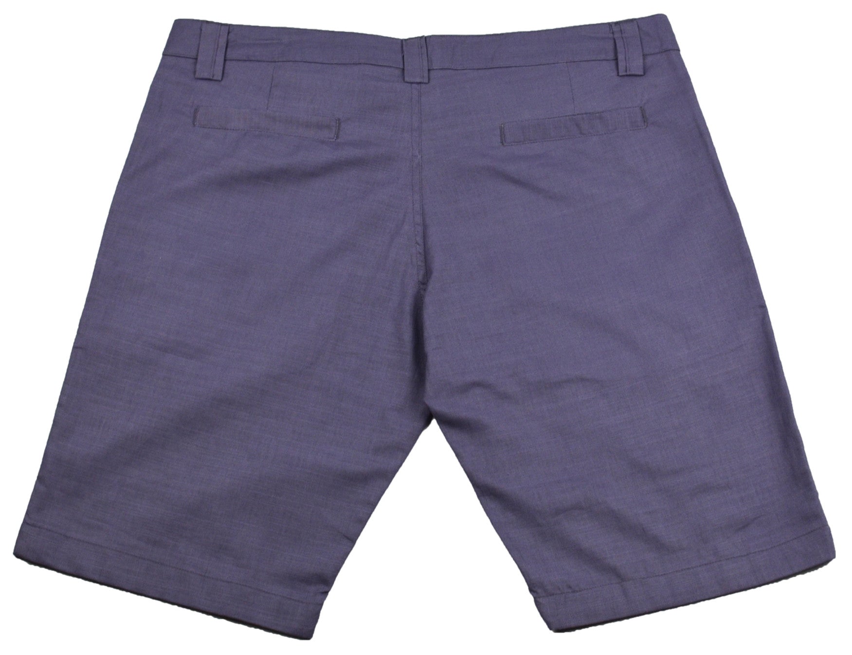 Purple/Gray Cotton Shorts - Happy Pants - 2