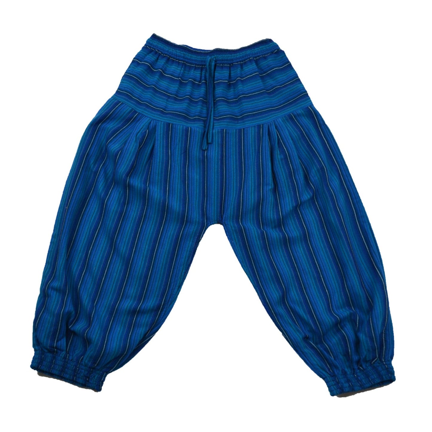 Ocean Blue Bohemian Youth Pants - Happy Pants