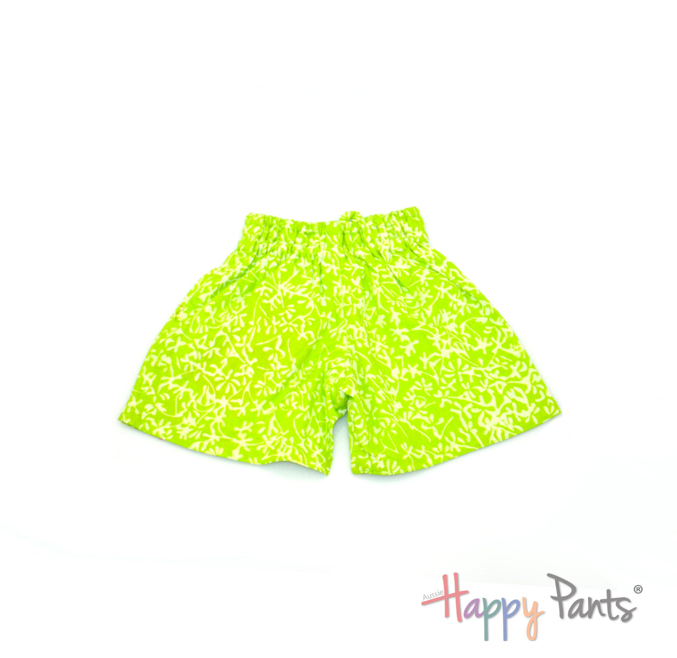 Electric Green Shorts for Girls