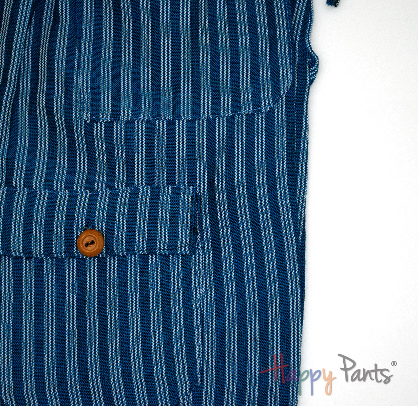 AquaBlue Triple Stripy Happy-Pants - Youth Collection