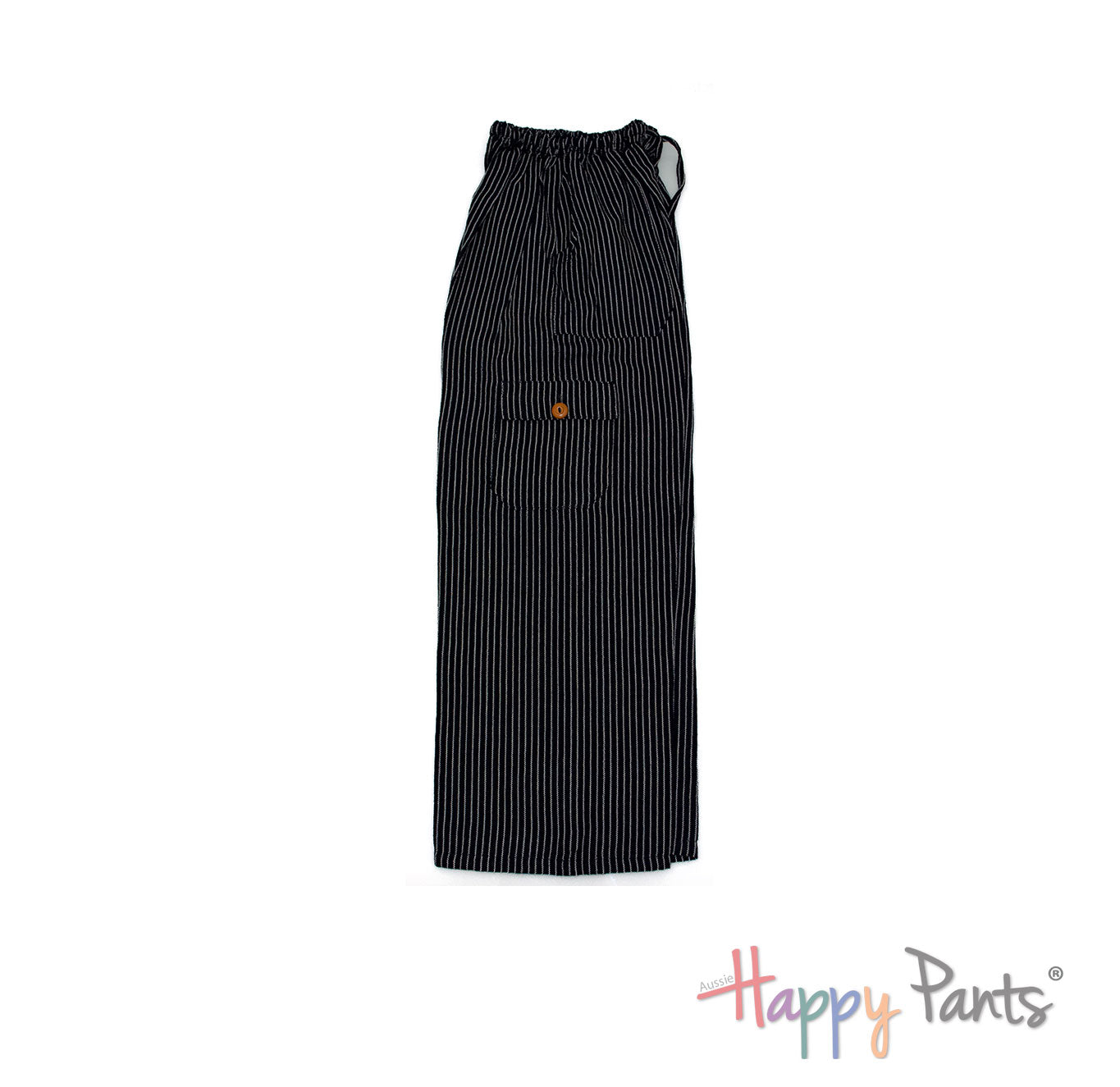Black Stripy Happy-Pants - Youth Collection