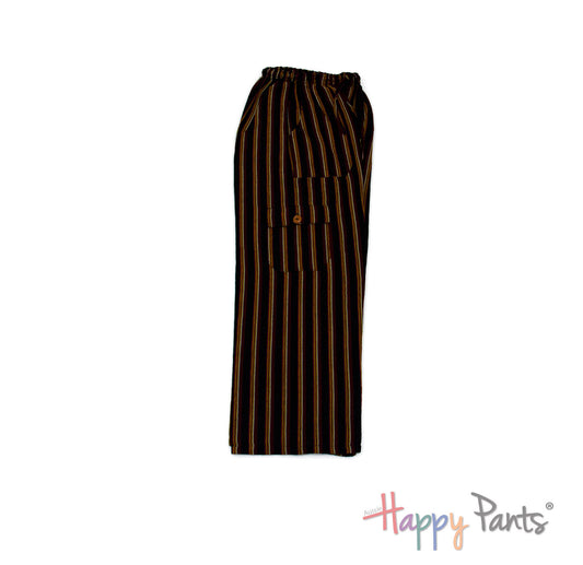 Black Maroon Stripy Happy-Pants - Youth Collection