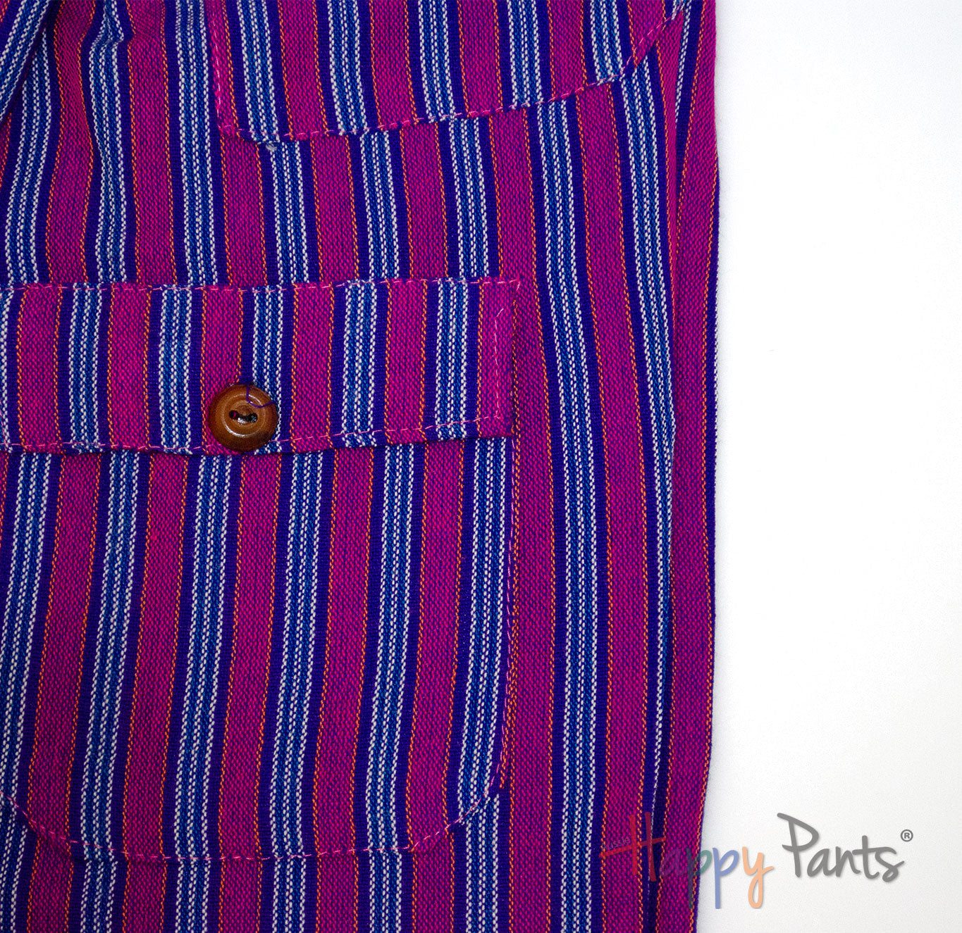 Purple Stripy Happy-Pants - Youth Collection