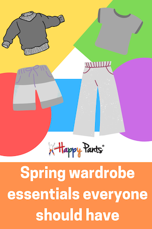 Spring wardrobe essentials everyone should have shorts pants jumpers shirts