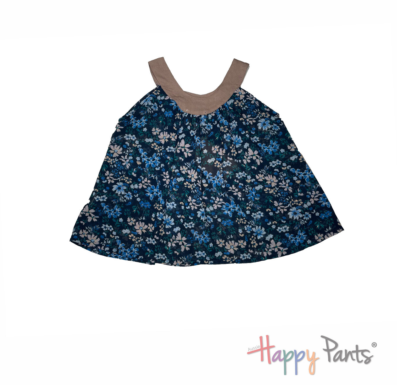 Blue Happy Pants Dress