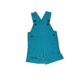 Plain Aqua Short Overall for Boys