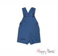 Plain Blue Short Overall for Boys