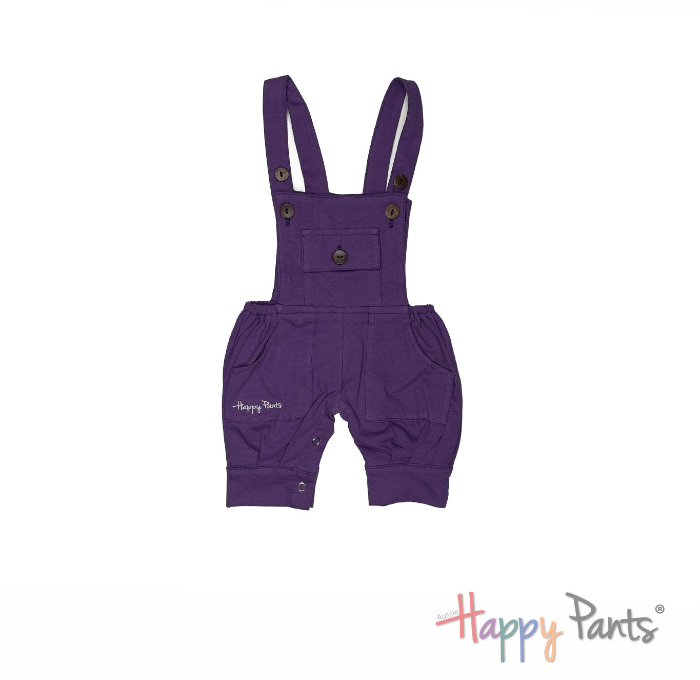 Purple Happy Jumpsuit for Girls