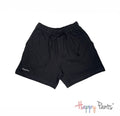 Black Plain Classic Shorts