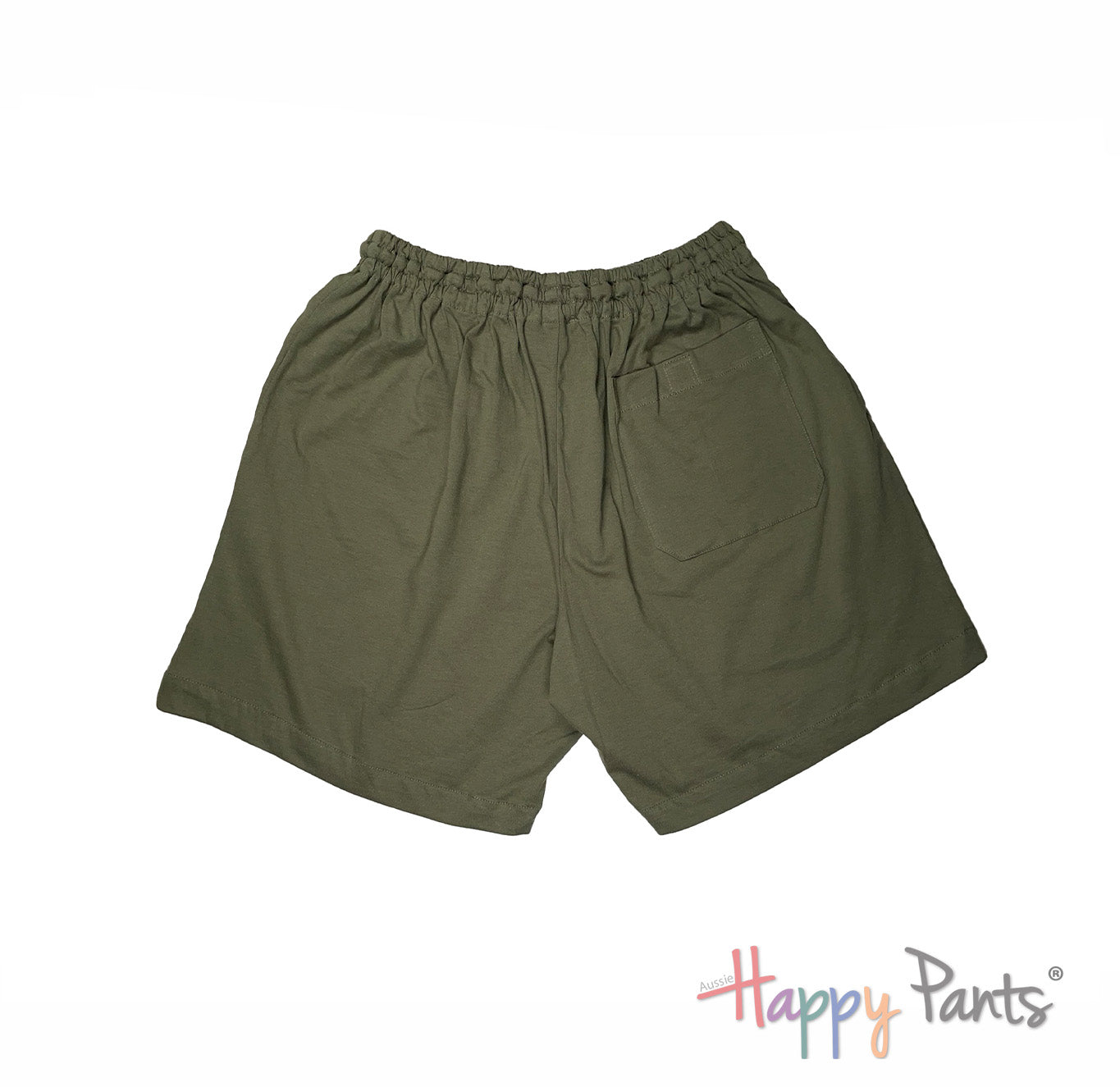 Olive Green Plain Classic Shorts