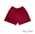 Burgundy Red Plain Classic Shorts