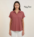 Women’s Cotton Blouse Coral