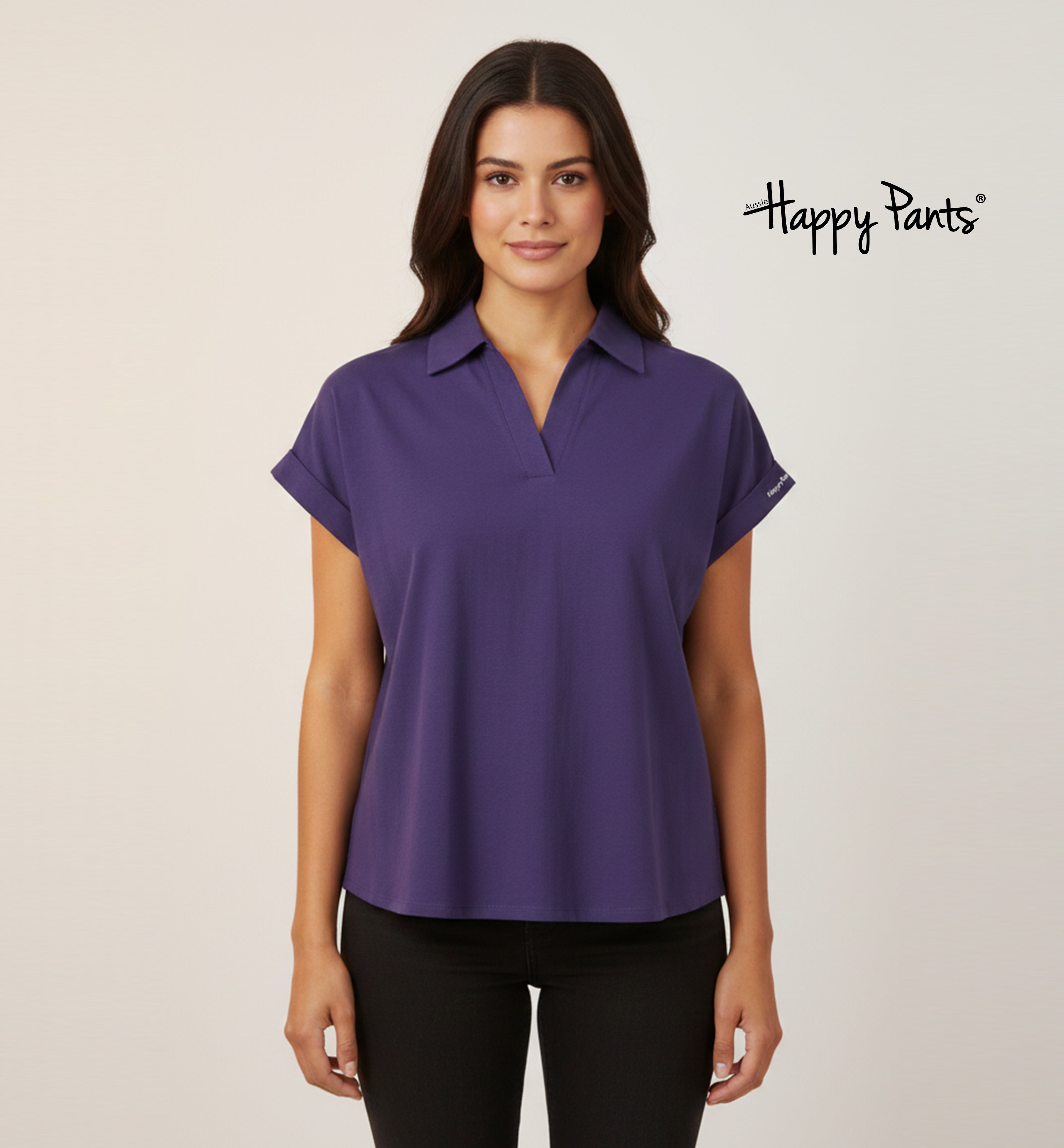 Women’s Cotton Blouse Purple