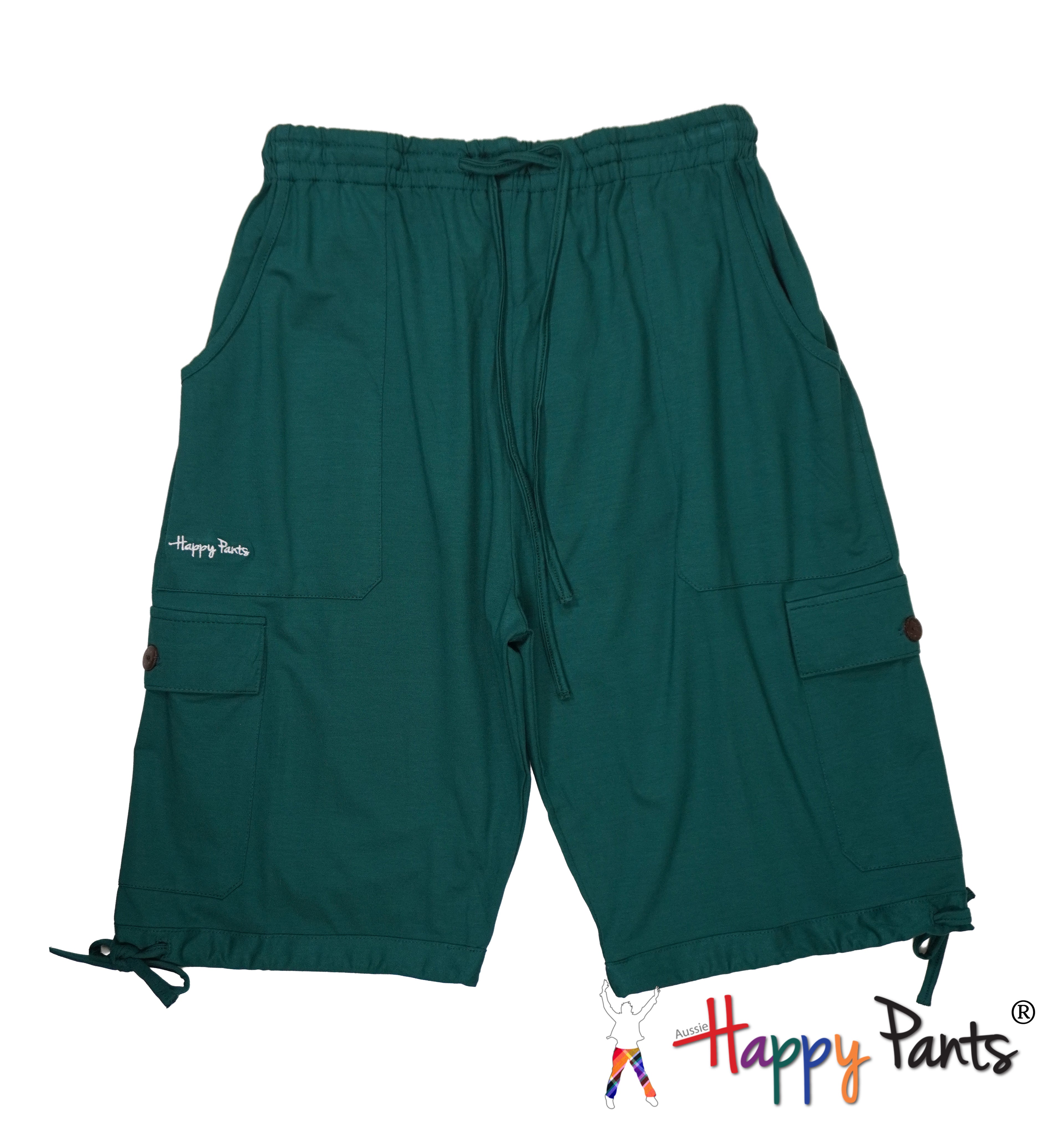 Happy Pants Casleton Green Comfort Cargo Shorts