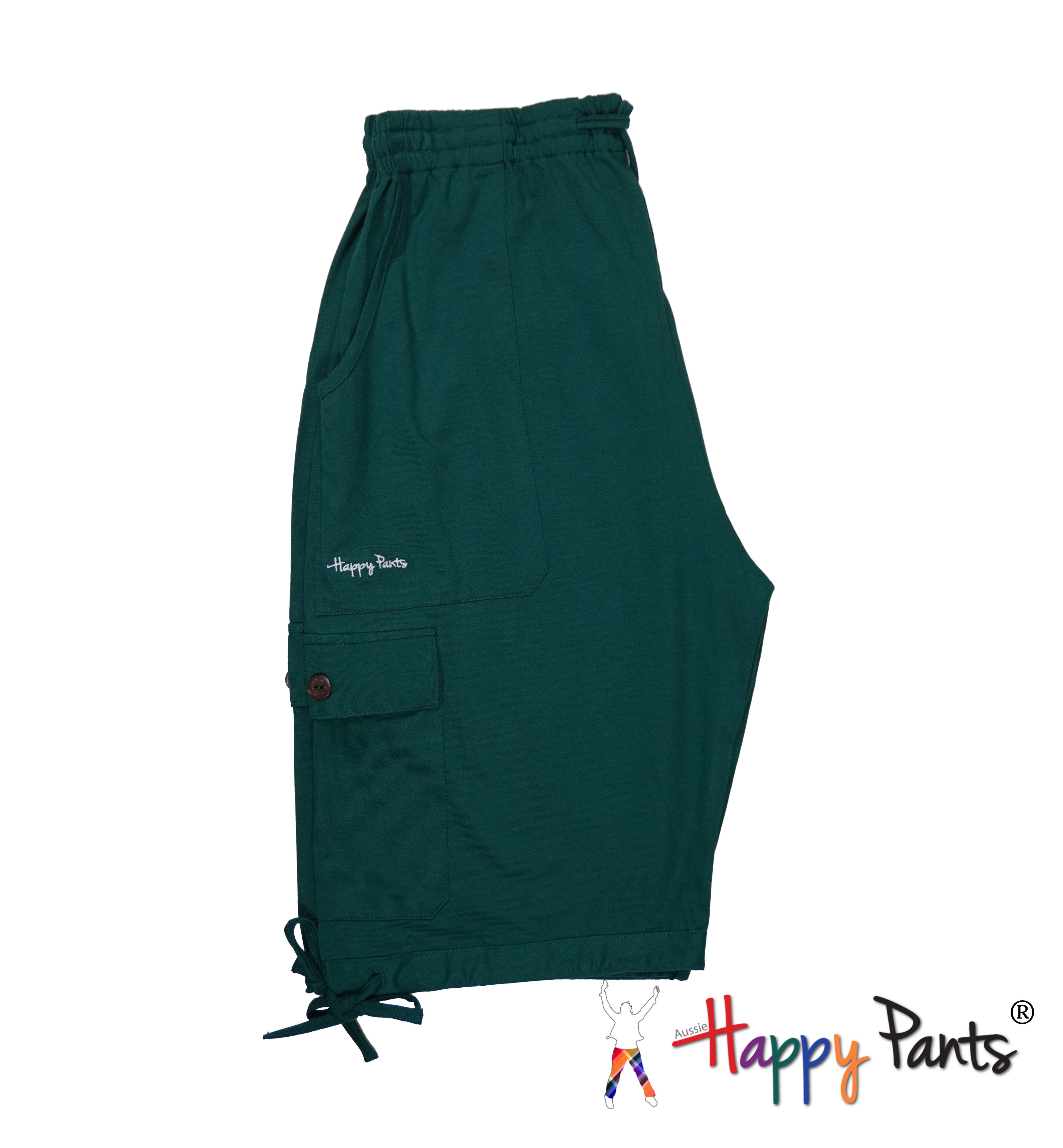 Happy Pants Casleton Green Comfort Cargo Shorts