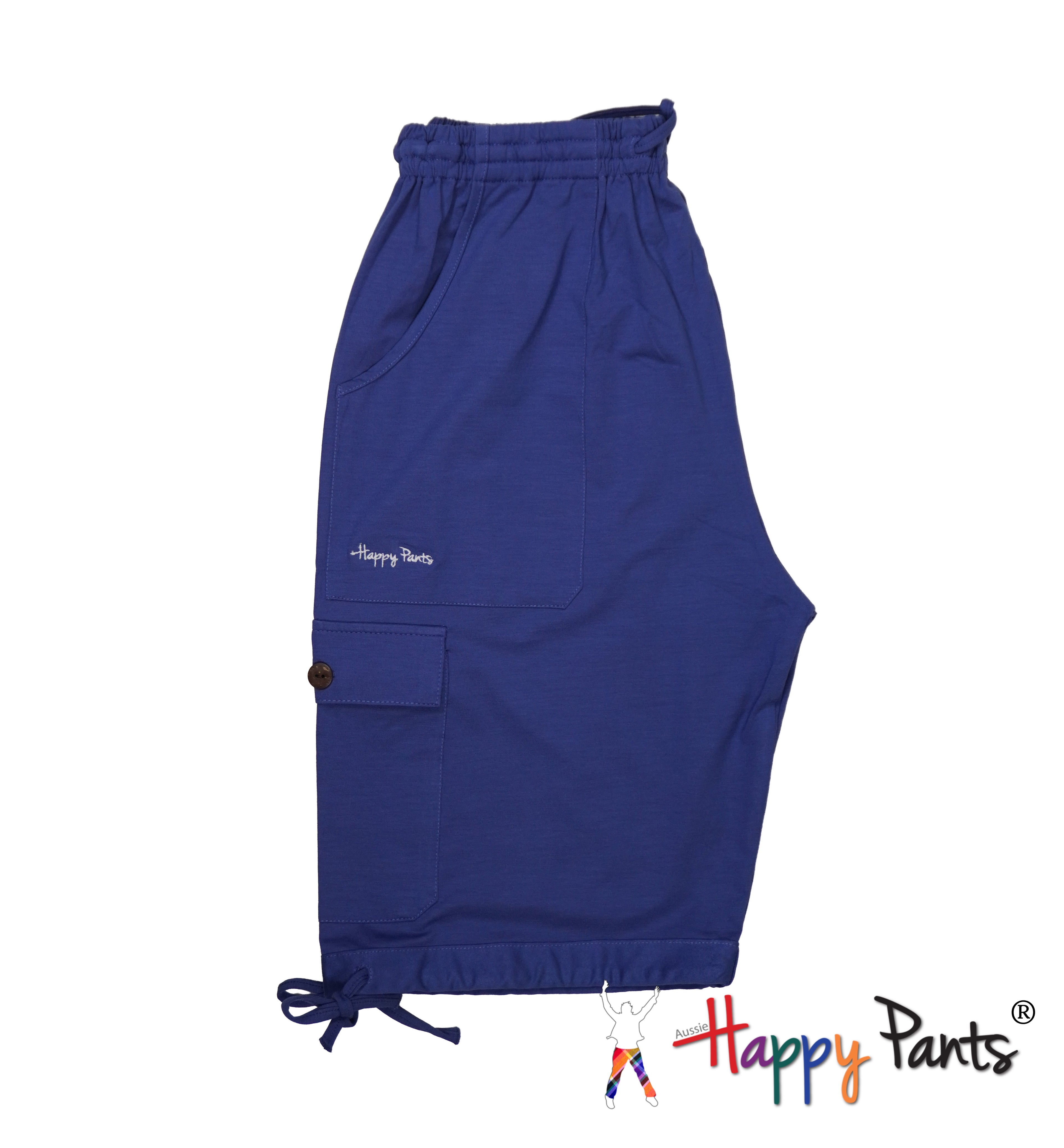 Happy Pants Cerulean Blue Comfort Boardshorts