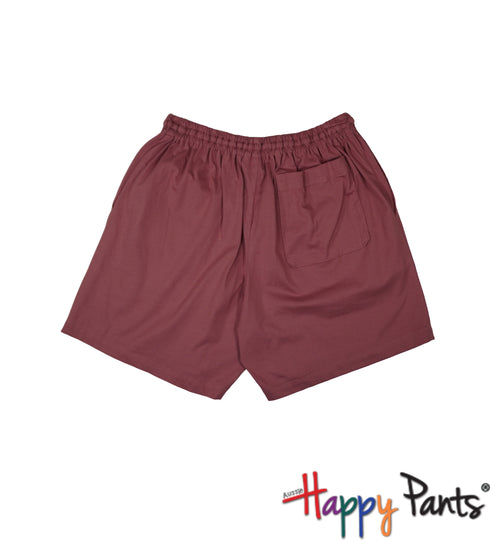 Coral Pink Cotton Happy Shorts for Women