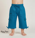 Sky Blue 3/4 Adjustable Pants for Kids