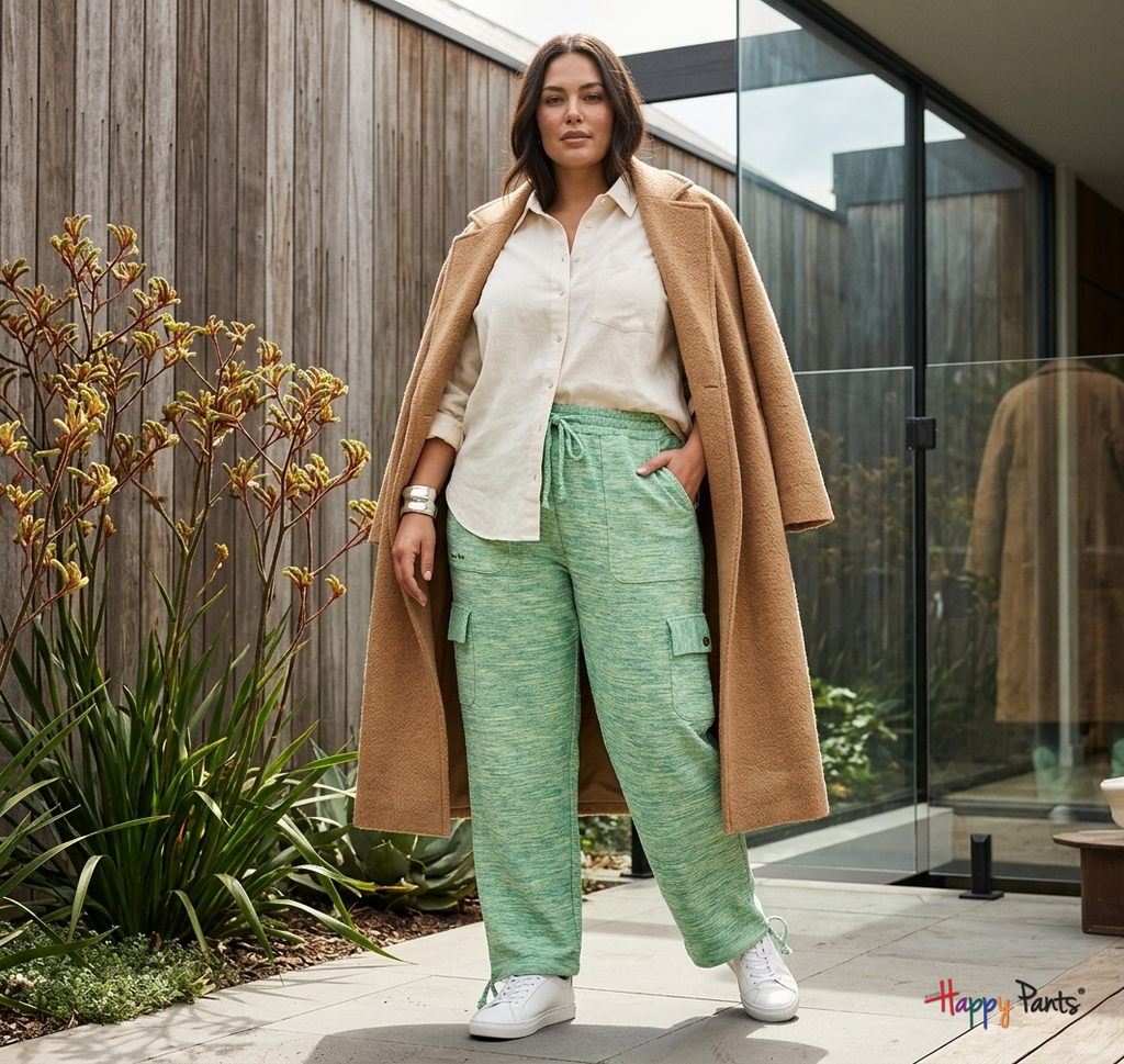 Midori Splash Green Women Happy Pants