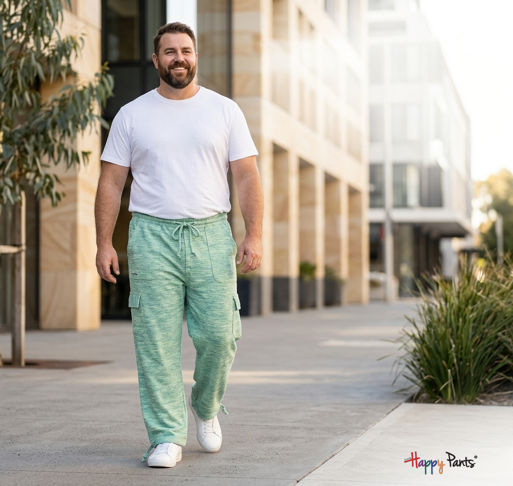 Midori Splash Green Men Happy Pants