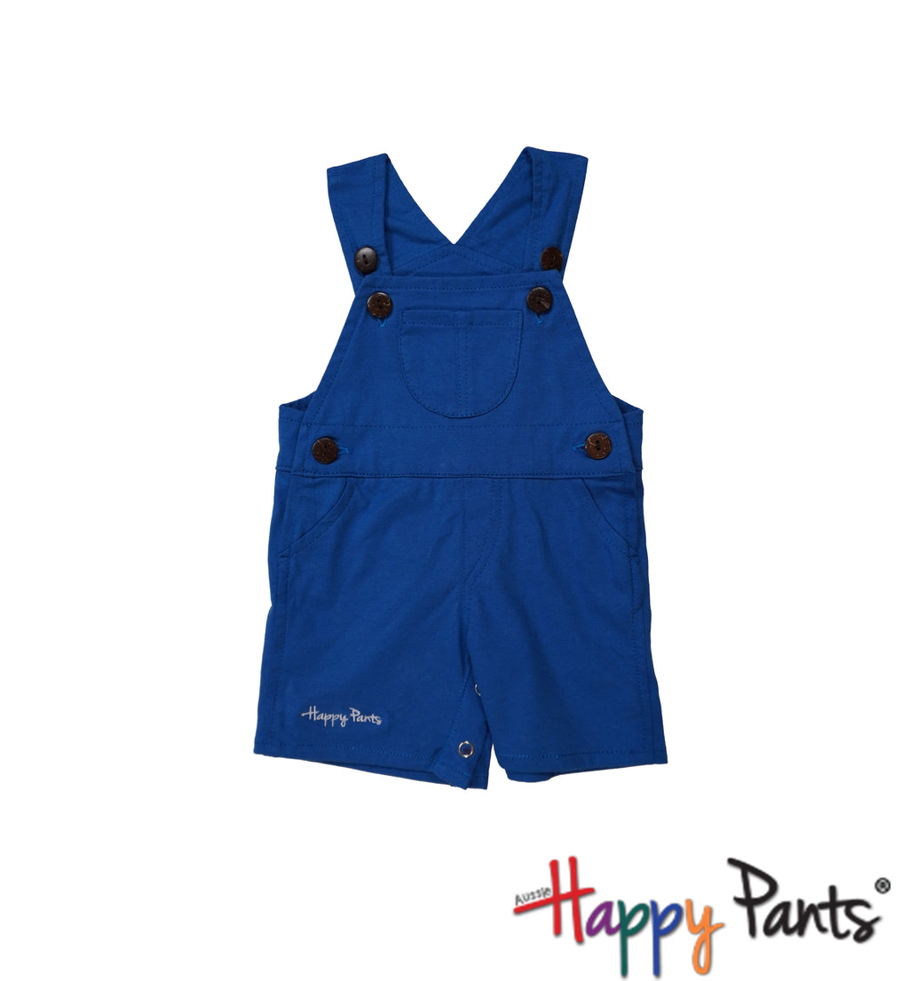 Cobalt blue Cotton Overalls for Kids