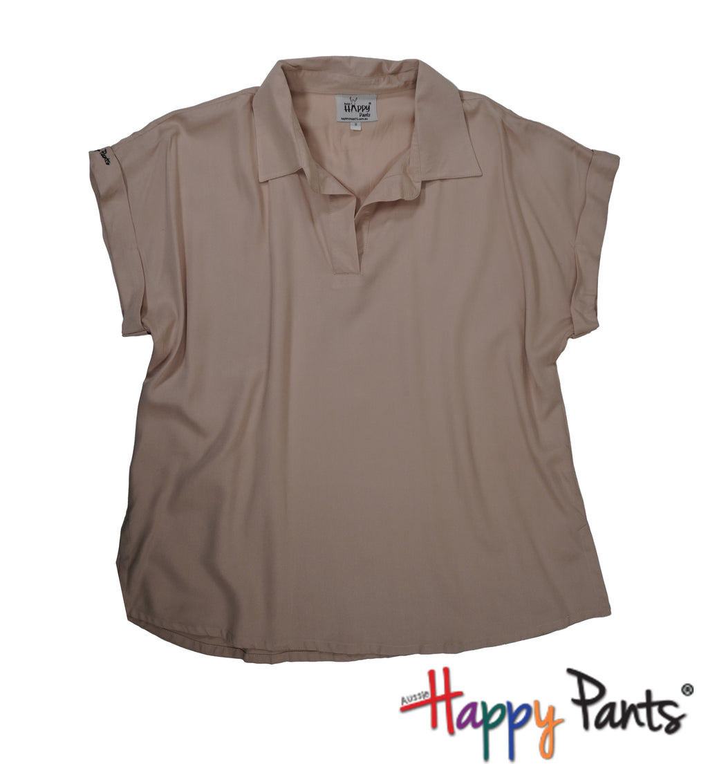 Women’s Cotton Blouse Beige