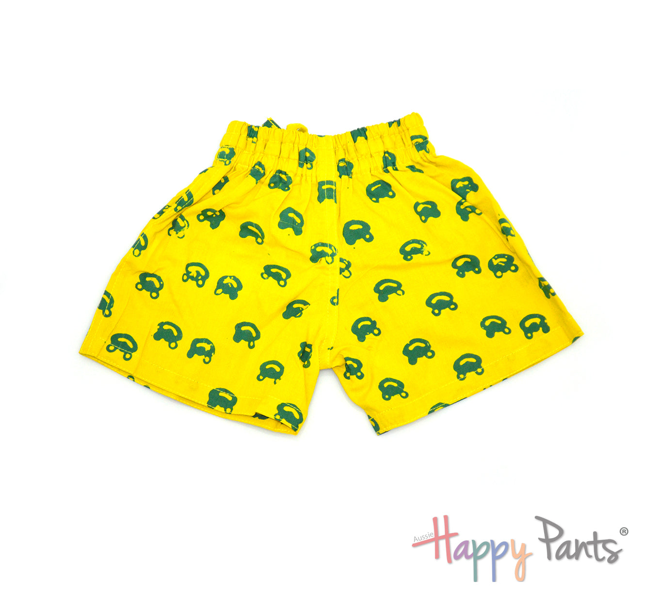 Happy Frog Yellow Shorts for Girls
