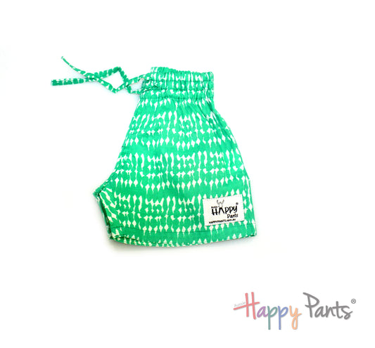 Mysterious Lime Shorts for Girls