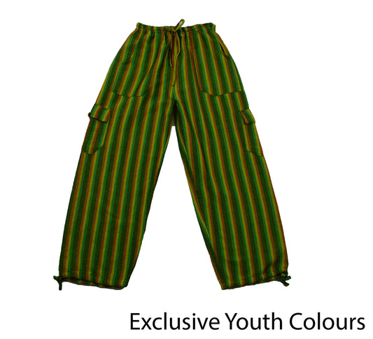 Green Youth Pants - Happy Pants