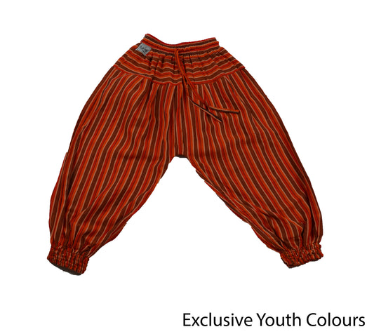 Orange Bohemian Youth Pants - Happy Pants