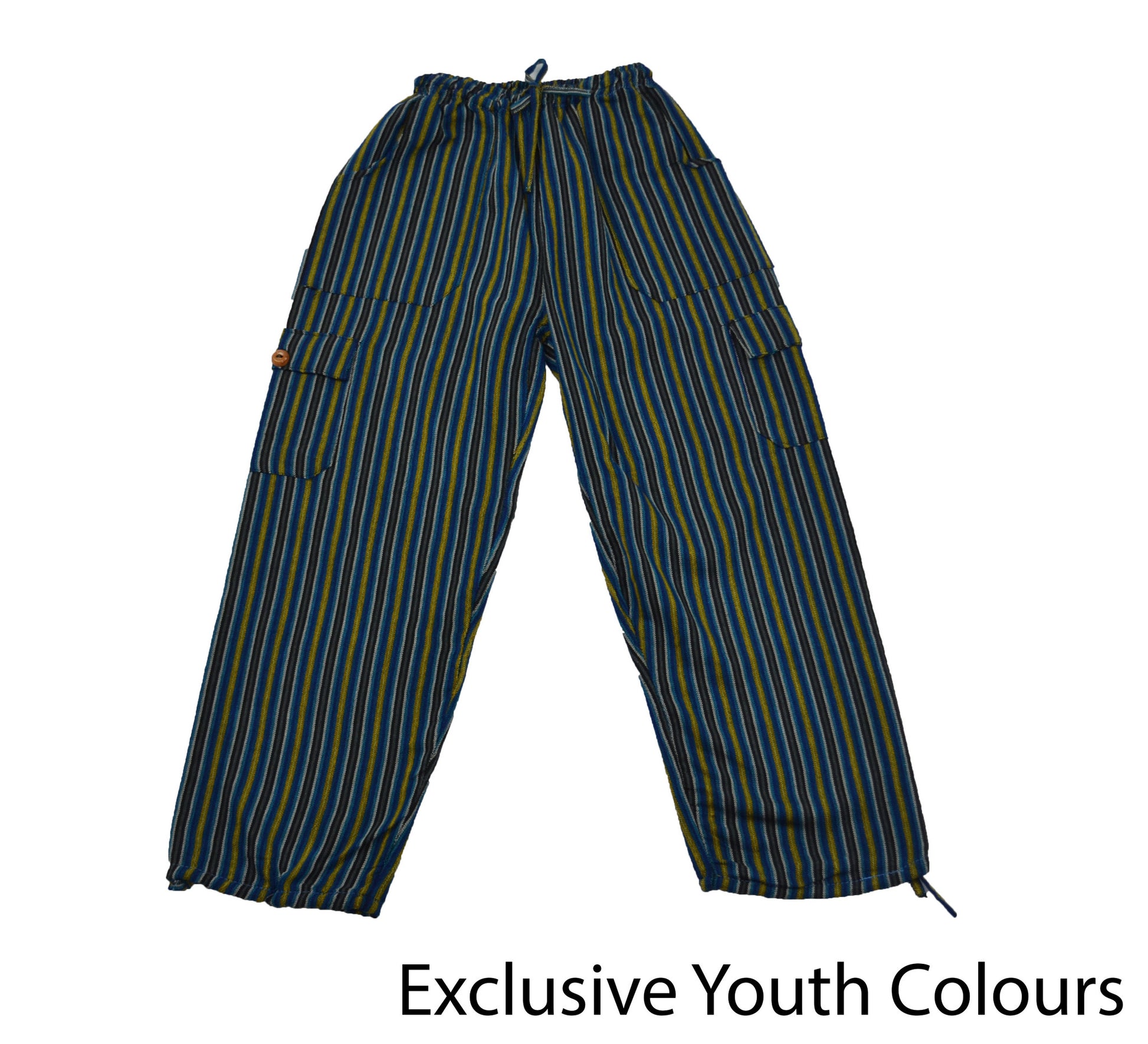 Deep Blue Youth Pants - Happy Pants