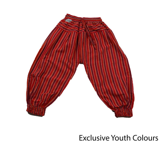Red Bohemian Youth Pants - Happy Pants