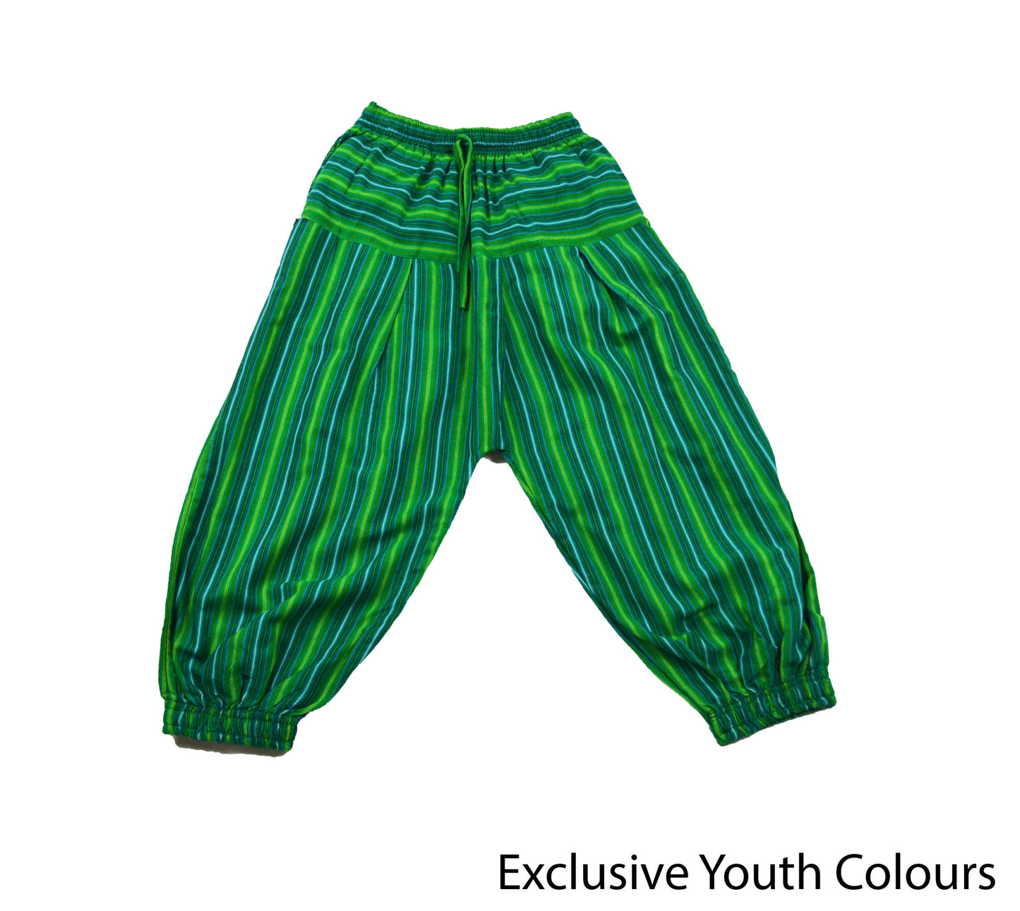 Green Bohemian Youth Pants - Happy Pants