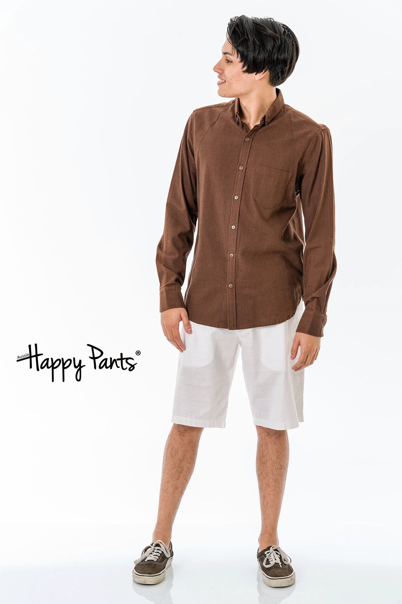 Winter Cotton Shirt – Earth Brown