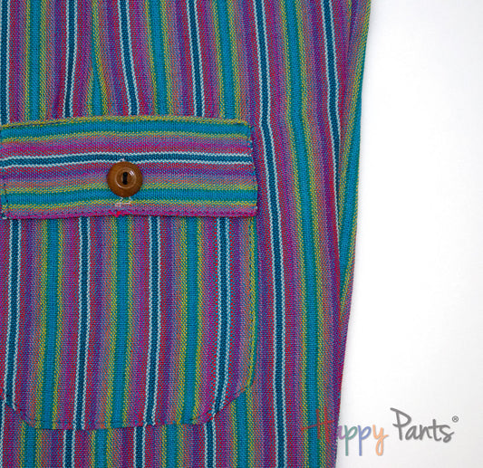 Aqua rainbow Happy Pants