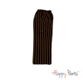 Black Maroon Stripy Happy-Pants