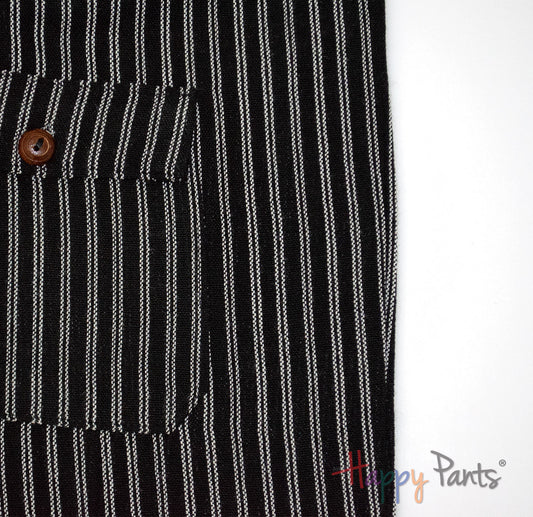 Black double Stripy Happy-Pants - Youth Collection