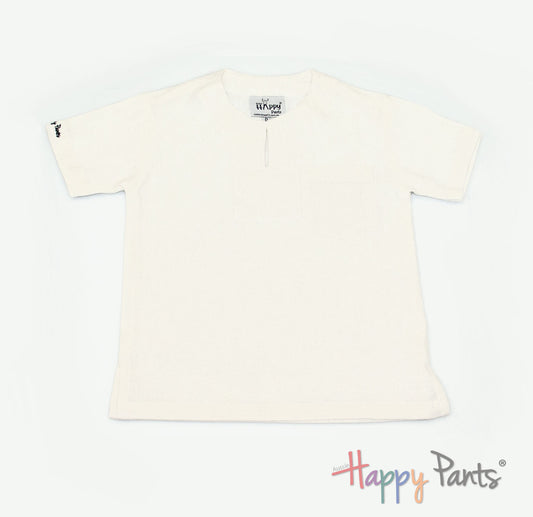 Casper White Kids Resort Cotton Shirt