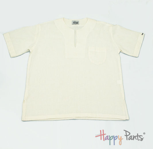 Casper White Men’s Resort Cotton Shirt