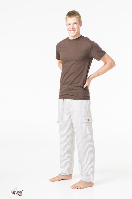 White Zirconia Cotton Pants - Happy Pants - 1
