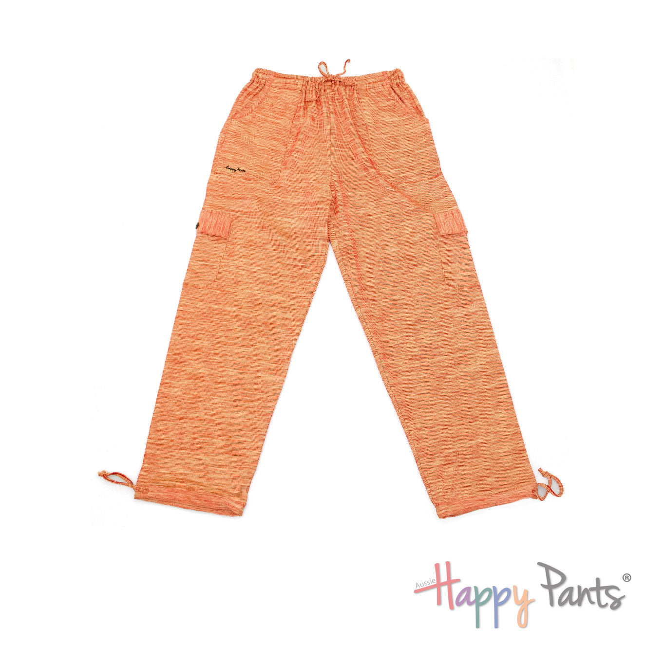 Evening Sunset Orange Women Happy Pants