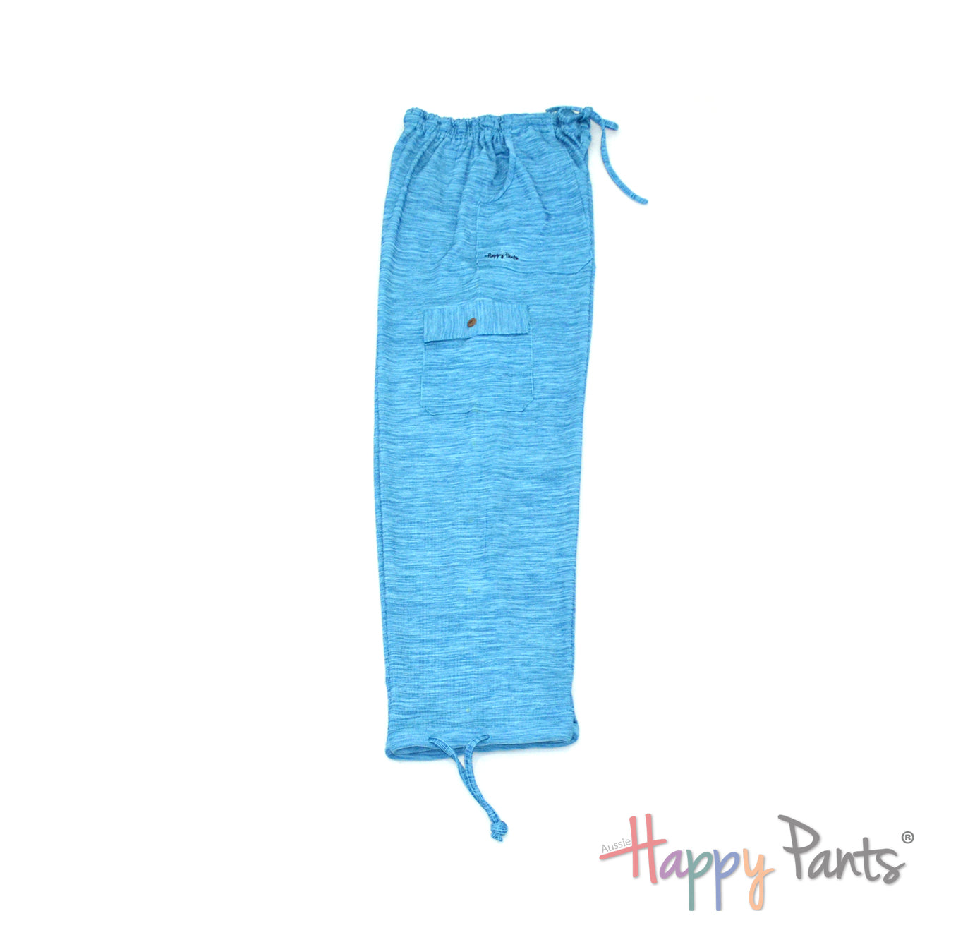 Blue Trousers for ladies with elastic waist holiday pants resort wear Australia comfy joggers