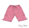 Purple Men shorts elastic waist summer Happy Pants fun and colourful clothes