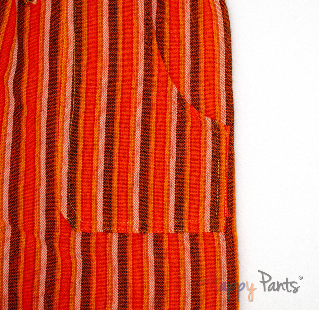 Orange Happy-Pants Shorts