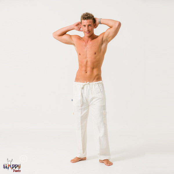 Milky Quartz  Cotton Pants - Happy Pants - 2
