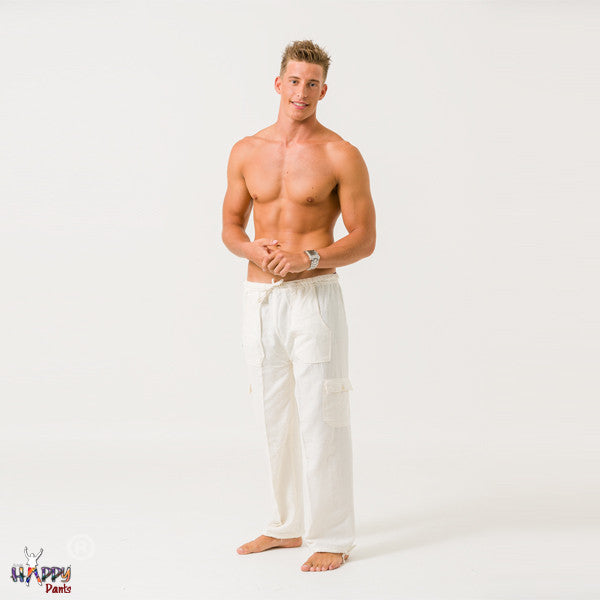 Milky Quartz  Cotton Pants - Happy Pants - 1