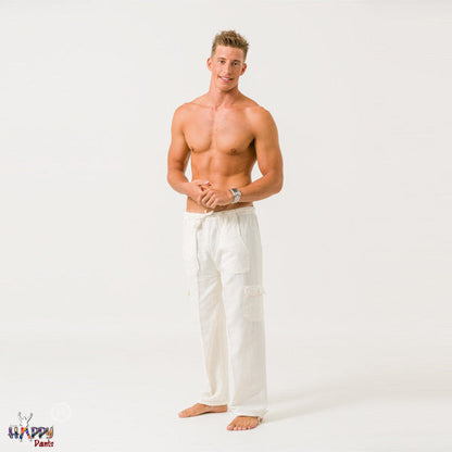 Milky Quartz  Cotton Pants - Happy Pants - 1